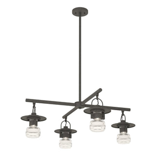 Buy coastal-natural-iron-with-clear-glass-zm-glass-and-clear-shade Mason Pendant by Hubbardton Forge