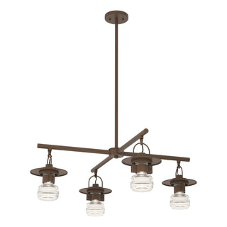 Buy coastal-bronze-with-clear-glass-zm-glass-and-clear-shade Mason Pendant by Hubbardton Forge