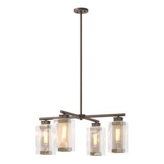 Buy coastal-bronze-with-clear-glass-zm-glass-and-clear-shade Polaris Pendant by Hubbardton Forge