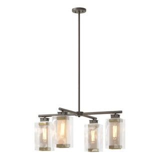 Buy coastal-dark-smoke-with-clear-glass-zm-glass-and-clear-shade Polaris Pendant by Hubbardton Forge