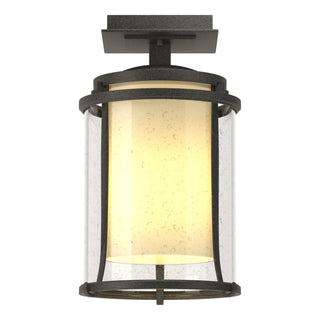 Buy coastal-natural-iron Meridian Semi Flush Mount Light by Hubbardton Forge
