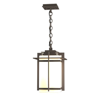 Buy coastal-dark-smoke-with-opal-glass-gg-glass-and-white-shade Tourou Hanging Lanterns by Hubbardton Forge