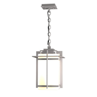 Buy coastal-burnished-steel-with-opal-glass-gg-glass-and-white-shade Tourou Hanging Lanterns by Hubbardton Forge
