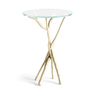Buy modern-brass-with-glass-top-va-glass Brindille Accent Table by Hubbardton Forge