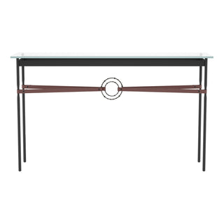 Buy black-with-glass-top-va-glass Equus Console Table by Hubbardton Forge