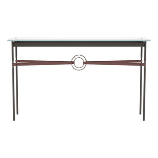 Buy oil-rubbed-bronze-with-glass-top-va-glass Equus Console Table by Hubbardton Forge