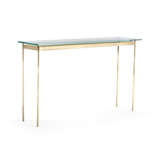Buy modern-brass-with-glass-top-va-glass Senza Console Table by Hubbardton Forge