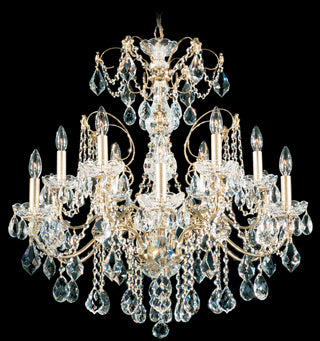 Buy jet-black-and-clear-shade Century Chandelier by Schonbek