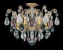 Renaissance Rock Crystal Semi Flush Mount Light by Schonbek