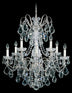 Aurelia with Clear Heritage Crystal Glass and Clear Shade