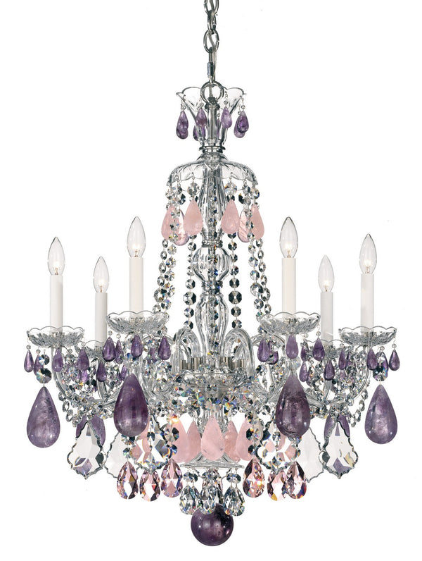 Hamilton Rock Crystal Chandelier by Schonbek