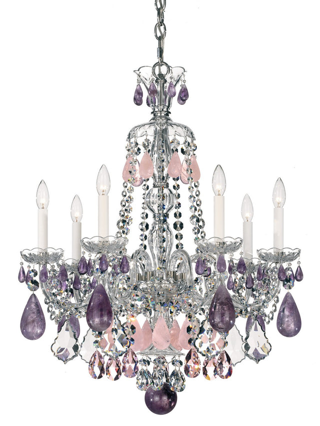 Hamilton Rock Crystal Chandelier by Schonbek