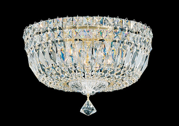 Petit Crystal Deluxe Flush Mount Ceiling Light by Schonbek