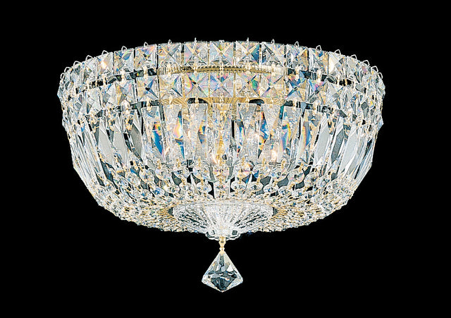 Petit Crystal Deluxe Semi-Flush Mount Ceiling Light by Schonbek