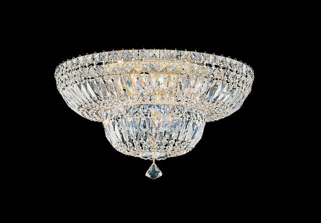 Petit Crystal Deluxe Flush Mount Ceiling Light by Schonbek
