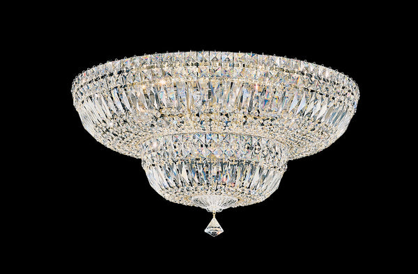 Petit Crystal Deluxe Flush Mount Ceiling Light by Schonbek