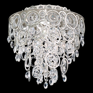 Buy polished-stainless-steel-and-clear-shade Circulus Flush Mount Ceiling Light by Schonbek