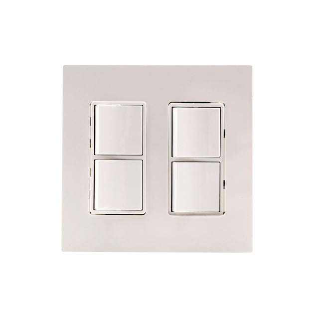 Dual Duplex Switch Wall Plate And Gang Box by Eurofase
