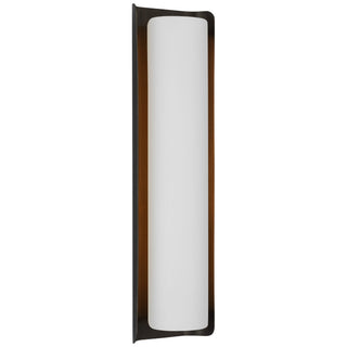 Buy bronze-and-white-and-white-shade Penumbra Outdoor (Damp) Sconce by Visual Comfort Signature