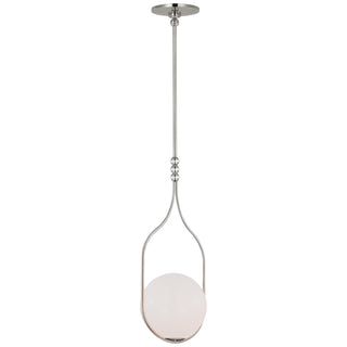 Buy polished-nickel Jodo Outdoor (Damp) Pendant by Visual Comfort Signature