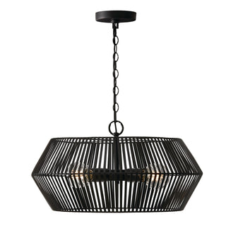 Buy matte-black-and-black-shade Kaiya Pendant by Capital Lighting