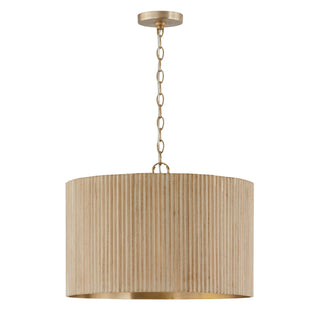 Buy white-wash-and-matte-brass Donovan Pendant by Capital Lighting