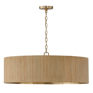 Buy white-wash-and-matte-brass Donovan Chandelier by Capital Lighting