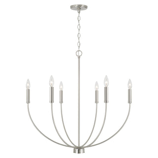Buy brushed-nickel Ansley Chandelier by Capital Lighting