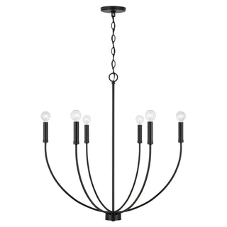 Buy matte-black Ansley Chandelier by Capital Lighting