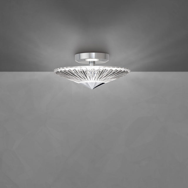 Origami Outdoor (Damp) Semi-Flush Mount Ceiling Light by Schonbek