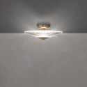 Origami Outdoor (Damp) Flush Mount Ceiling Light by Schonbek
