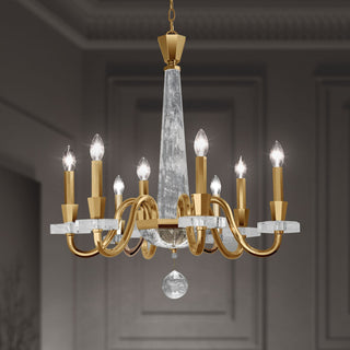 Buy antique-silver Amadeus Outdoor (Damp) Chandelier by Schonbek
