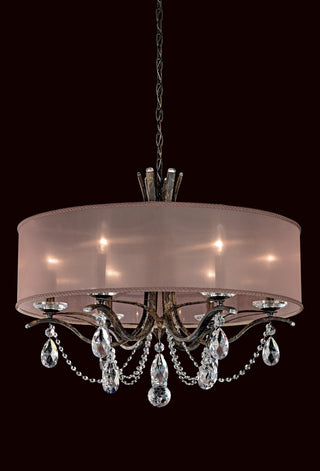 Buy heirloom-bronze-with-shade-hardback-gold-glass-and-gold-shade Vesca Chandelier by Schonbek