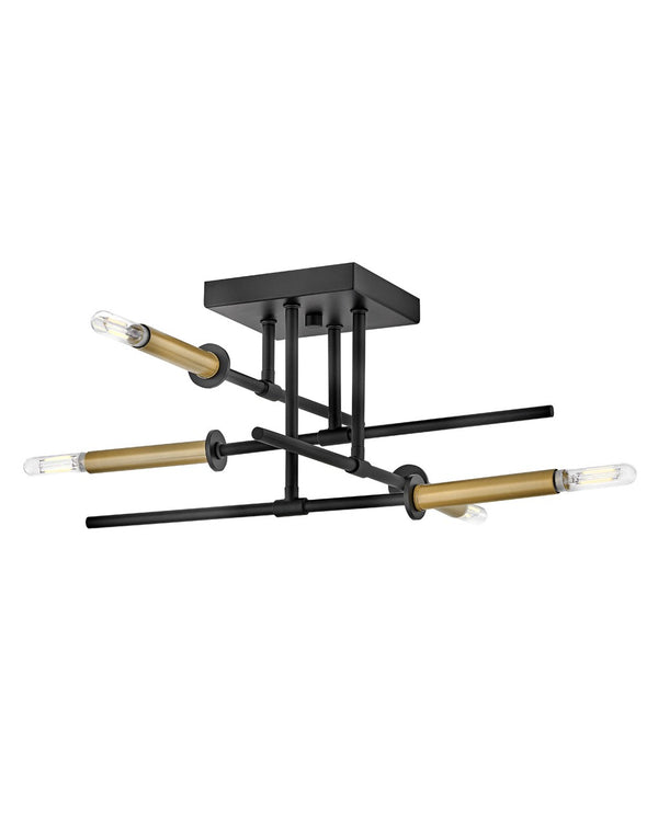 Hux Semi Flush Mount Light by Lark