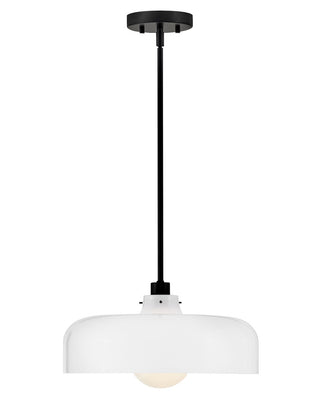 Buy black-with-cased-opal-glass-and-opal-shade Maisie Pendant by Lark