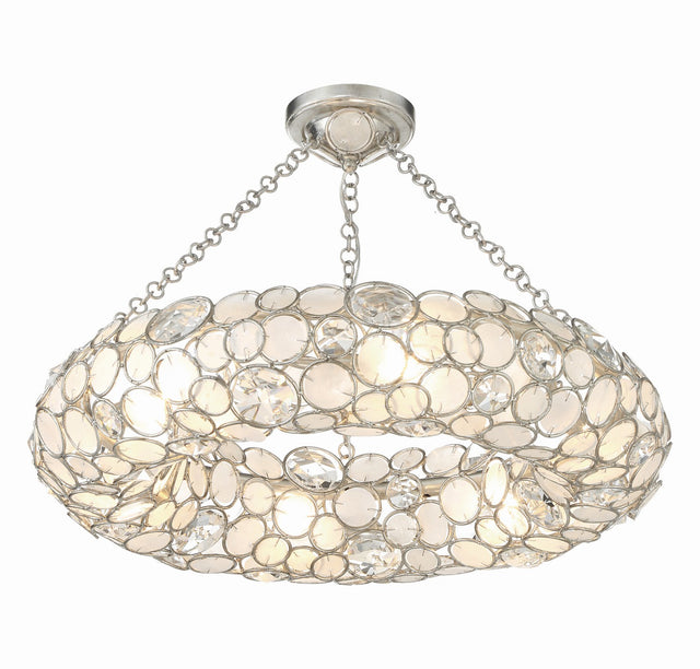 Palla Outdoor (Damp) Semi-Flush Mount Ceiling Light by Crystorama
