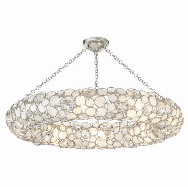Palla Outdoor (Damp) Semi-Flush Mount Ceiling Light by Crystorama