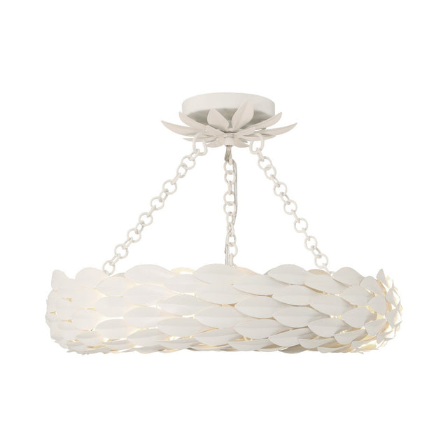 Broche Outdoor (Damp) Semi-Flush Mount Ceiling Light by Crystorama