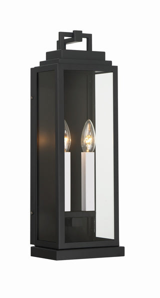 Buy matte-black Aspen Outdoor (Wet) Sconce by Crystorama