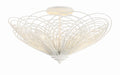 Doral Outdoor (Damp) Semi-Flush Mount Ceiling Light by Crystorama