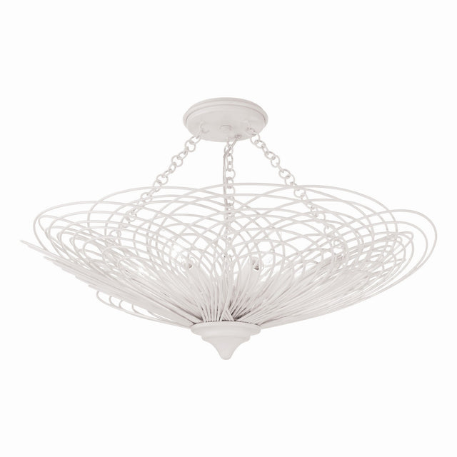 Doral Outdoor (Damp) Semi-Flush Mount Ceiling Light by Crystorama