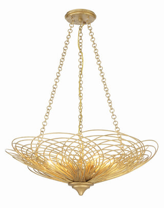 Buy renaissance-gold Doral Outdoor (Damp) Chandelier by Crystorama