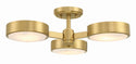 Orson Semi Flush Mount Light by Crystorama