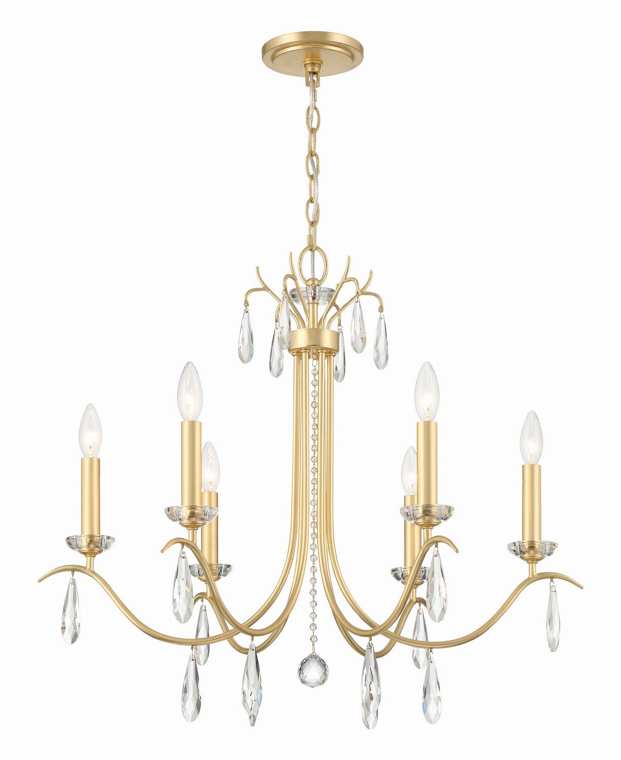 Rollins Chandelier by Crystorama