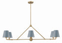 Xavier Outdoor (Damp) Chandelier by Crystorama