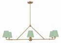 Xavier Outdoor (Damp) Chandelier by Crystorama