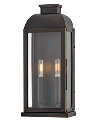 Buy dark-oxidized-brass-with-clear-glass-and-clear-shade Tiverton Outdoor (Wet) Sconce by Hinkley