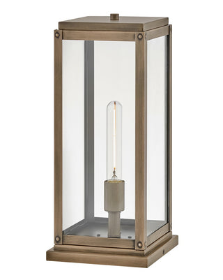 Buy burnished-bronze-with-clear-glass-and-clear-shade Max Outdoor (Wet) Post Lanterns by Hinkley