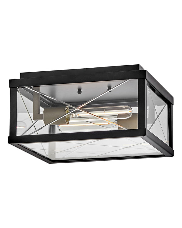 Monte Outdoor (Damp) Flush Mount Ceiling Light by Hinkley