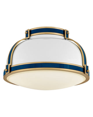 Buy gloss-white Barton Flush Mount Ceiling Light by Hinkley
